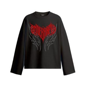 Cyber-Goth Boxy Fit Long Sleeve Tee
